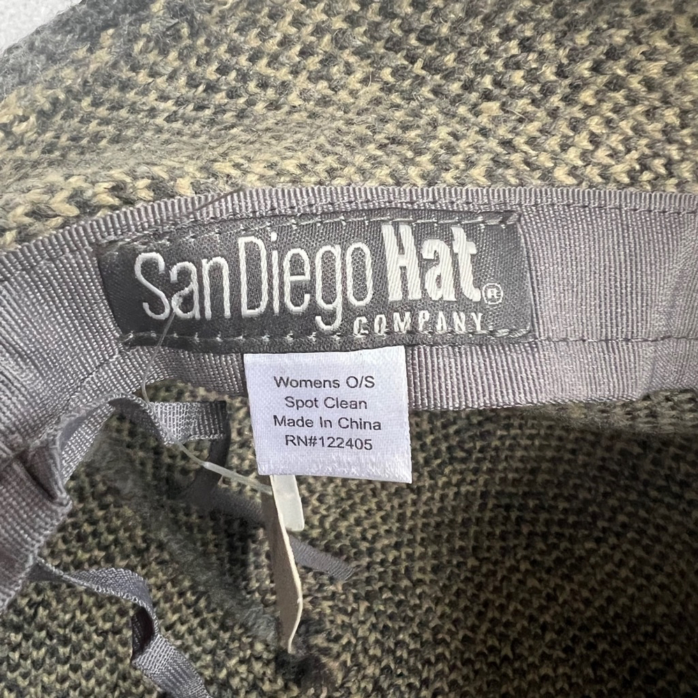 San Diego Hat Company Gala Bucket Hat OS Black Tan - Picture 2 of 4